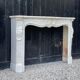 Fireplace in carrara marble around 1880