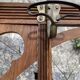 Old wooden entrance coat rack
