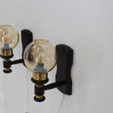 Pair of wall lamps Pokrok Žilina 1970