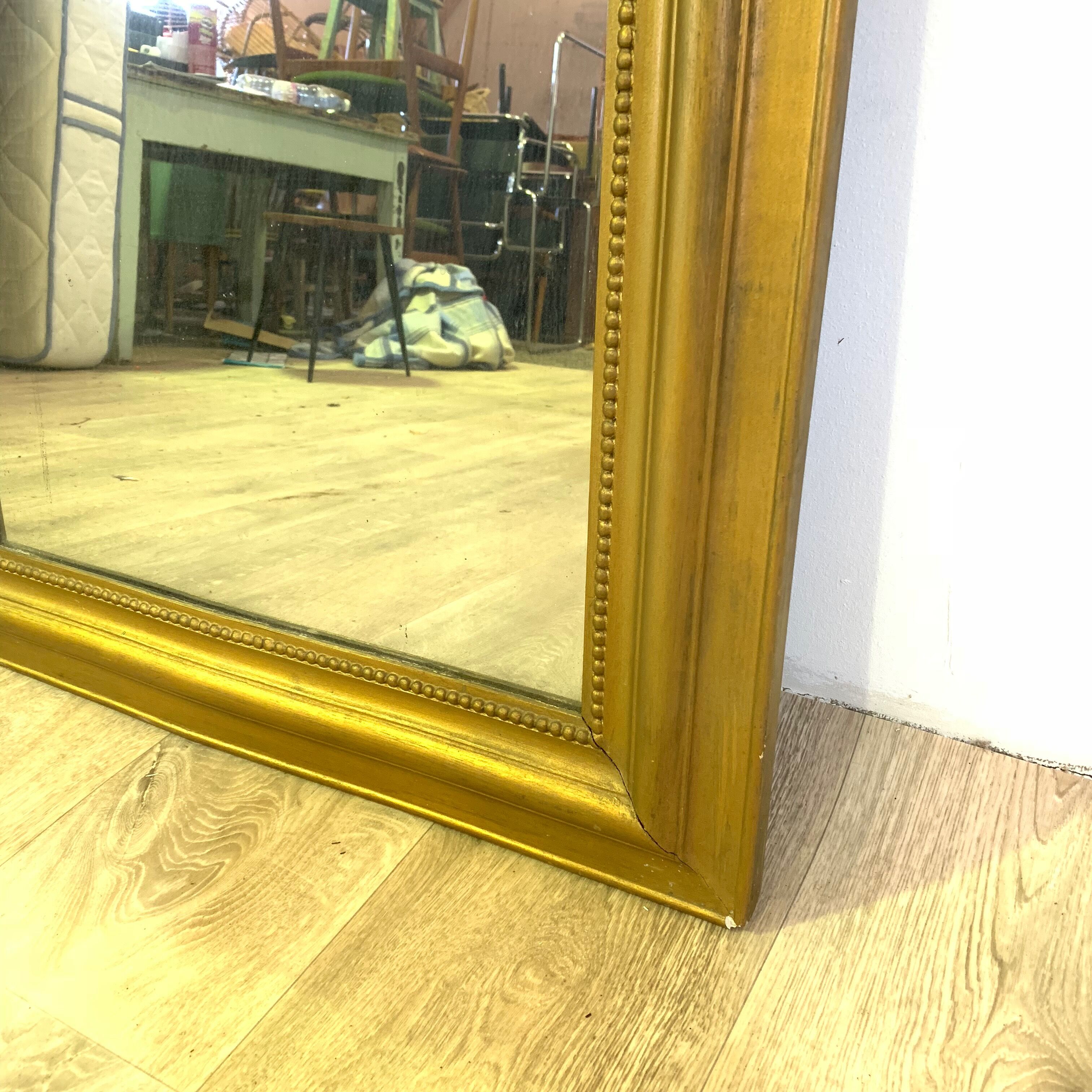 Mirror Louis Philippe gilded 88x63 cm