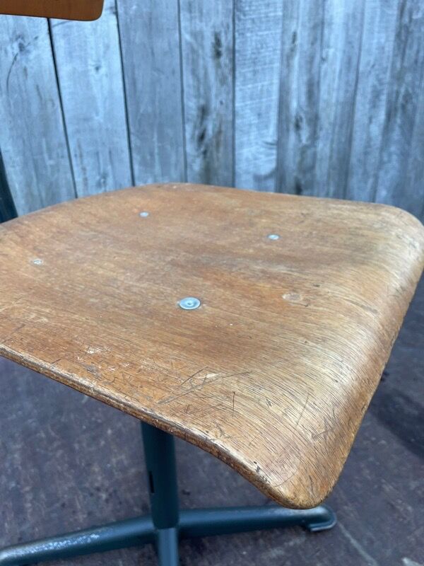 Vintage Friso Kramer adjustable workshop stool for Ahrend De Cirkel