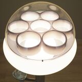 Floor lamp with ashtray, Space Age design, 1960s, production: Italy