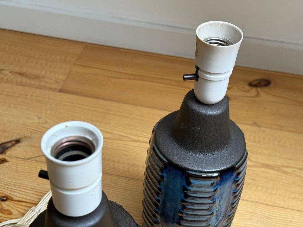 Table lamps attributed to Einar Johansen for Søholm, 1960s, set of 2