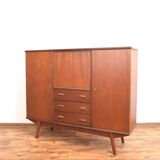Mid-Century Danish Teak Highboard, 1960s.