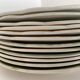 12 flat plates in flat earthenware KG Luneville bagatelle model, late 19th century
