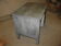 Desk painted in patinated grey and matte varnish circa 1940