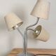 Vintage table lamp with 3 lampshades