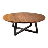 Table basse ronde en bois de messmate