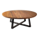 Messmate timber round coffee table