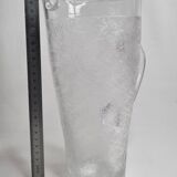 Pitcher of the Sèvres crystal plant with a "grivré" pattern, 26 cm