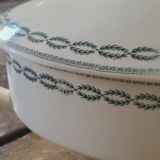 Sarreguemines iron earth soup tureen