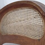 1970s, Danish 2-seater sofa by Klaus Wettergren, cotton fabric, teak wood.