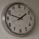 Horloge murale JAZ ronde acier 1960