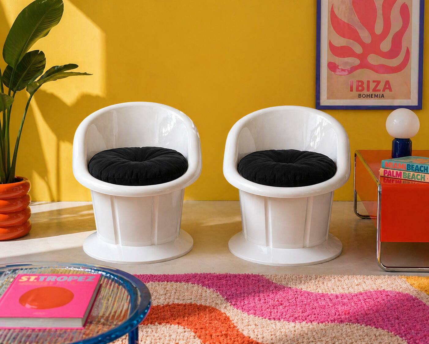 Paire de fauteuils Popptorp design K.& M. Hagberg pour Ikea 1990