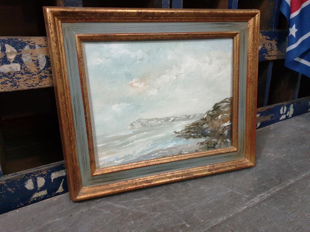 Table - Oil on canvas - Marine