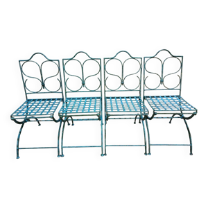 Série 4 chaises - jardin