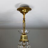 Trash in crystal chandelier