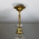 Lustre corbeille en cristal