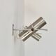 Pair of vintage wall sconces by Alain Richard, metal and aluminium, France.