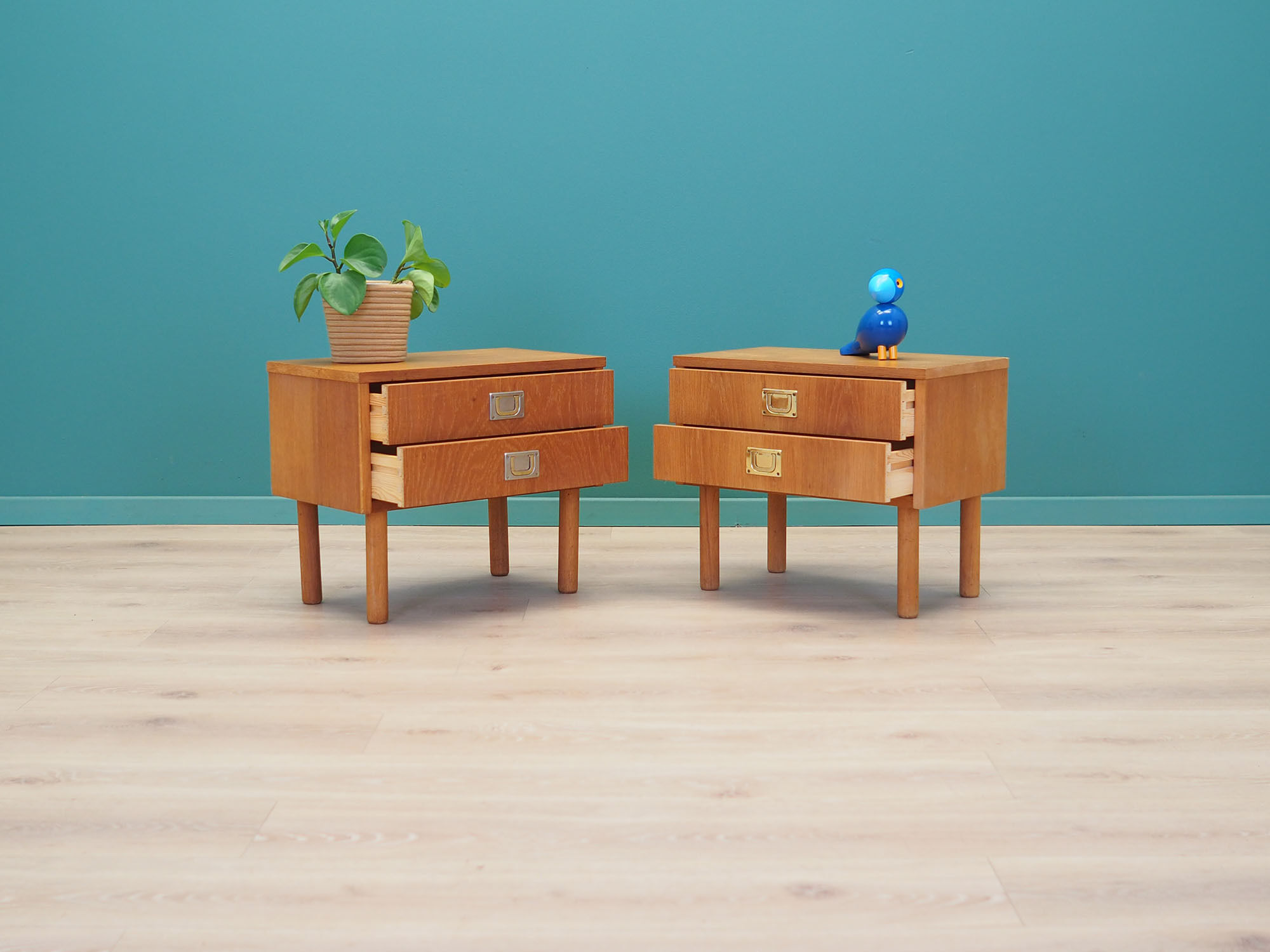 Set of bedside tables, 70s, Danish design, made in Denmark
