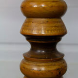 Tripod pedestal table in marquetry and mixed wood, Italy, 19th century