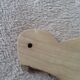 set of 4 wooden toys on wheels