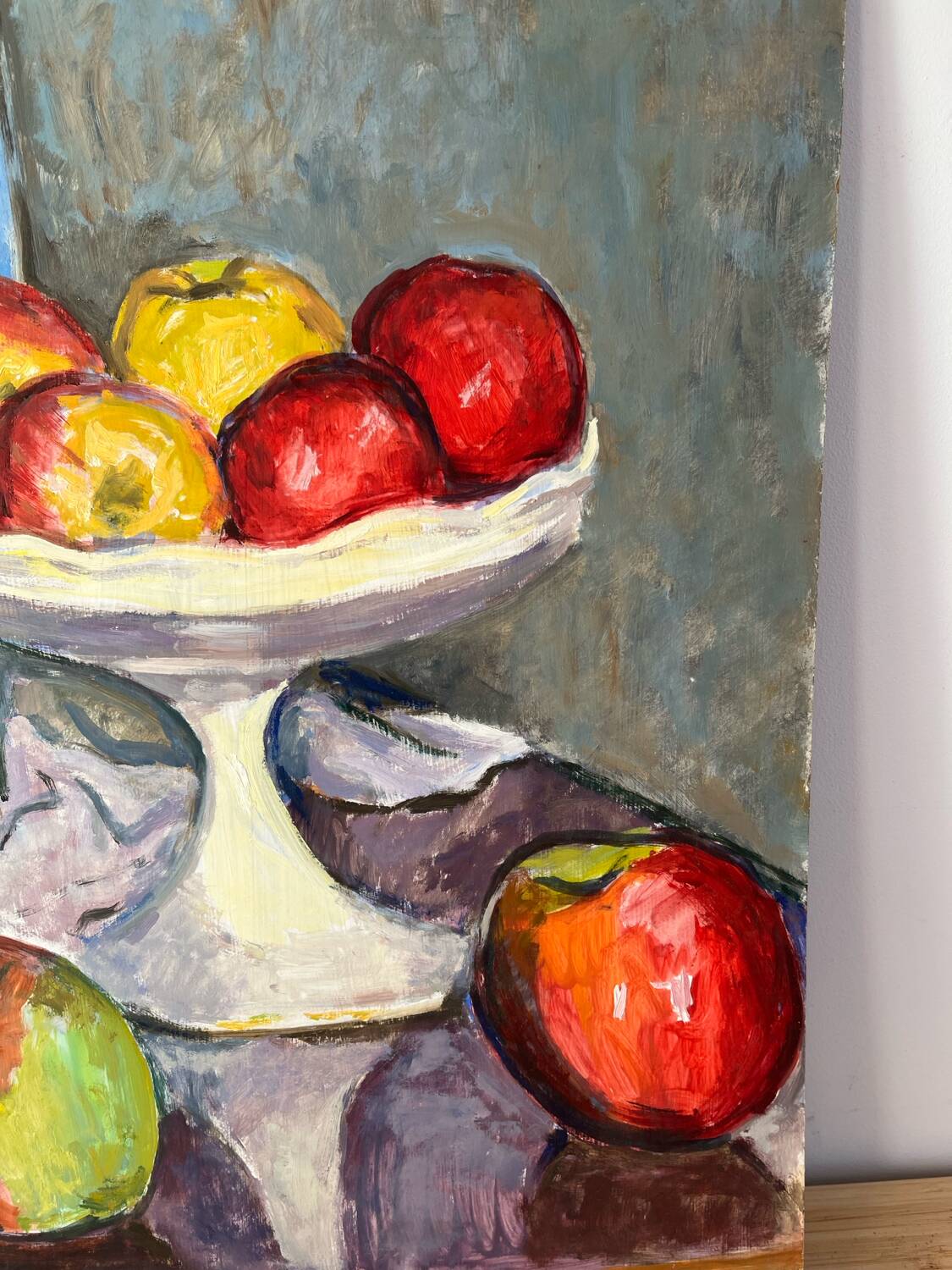 Still life, oil on panel signed B Bucket 88