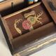Vintage 1960 cigarette holder wooden dispenser Japan groom - 12 x 9 cm