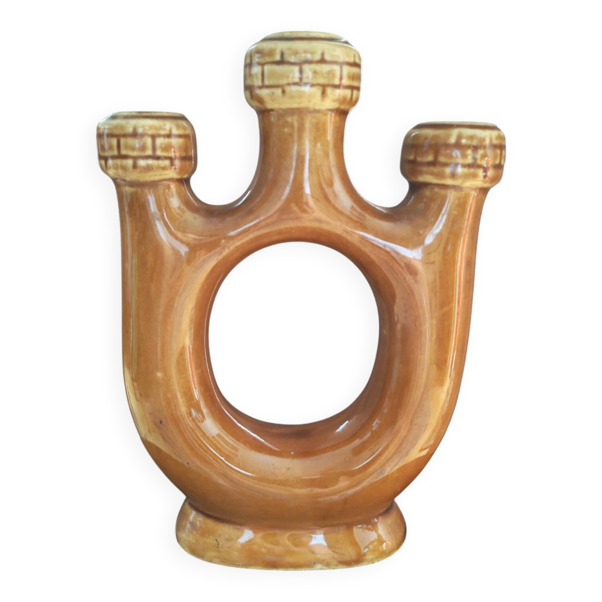 "Tour" chandelier in Polish ceramic 1970