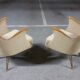 Paire de fauteuils années 50/60