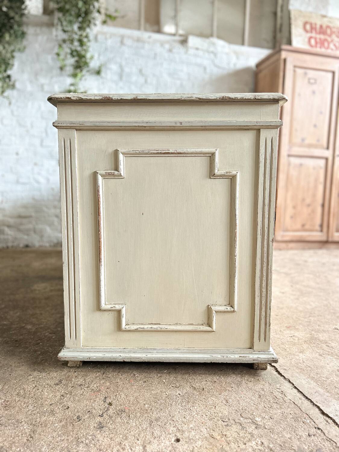 Old haberdashery furniture with original patina