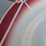 Series of 6 hollow plates in earthenware Digoin Sarreguemines model Cibon