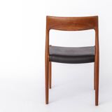 Chaise danoise en teck modèle 77 par Niels Otto Møller, 1956
