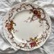 8 polychrome ironstone dinner plates "Wentworth" by Emile Bourgeois