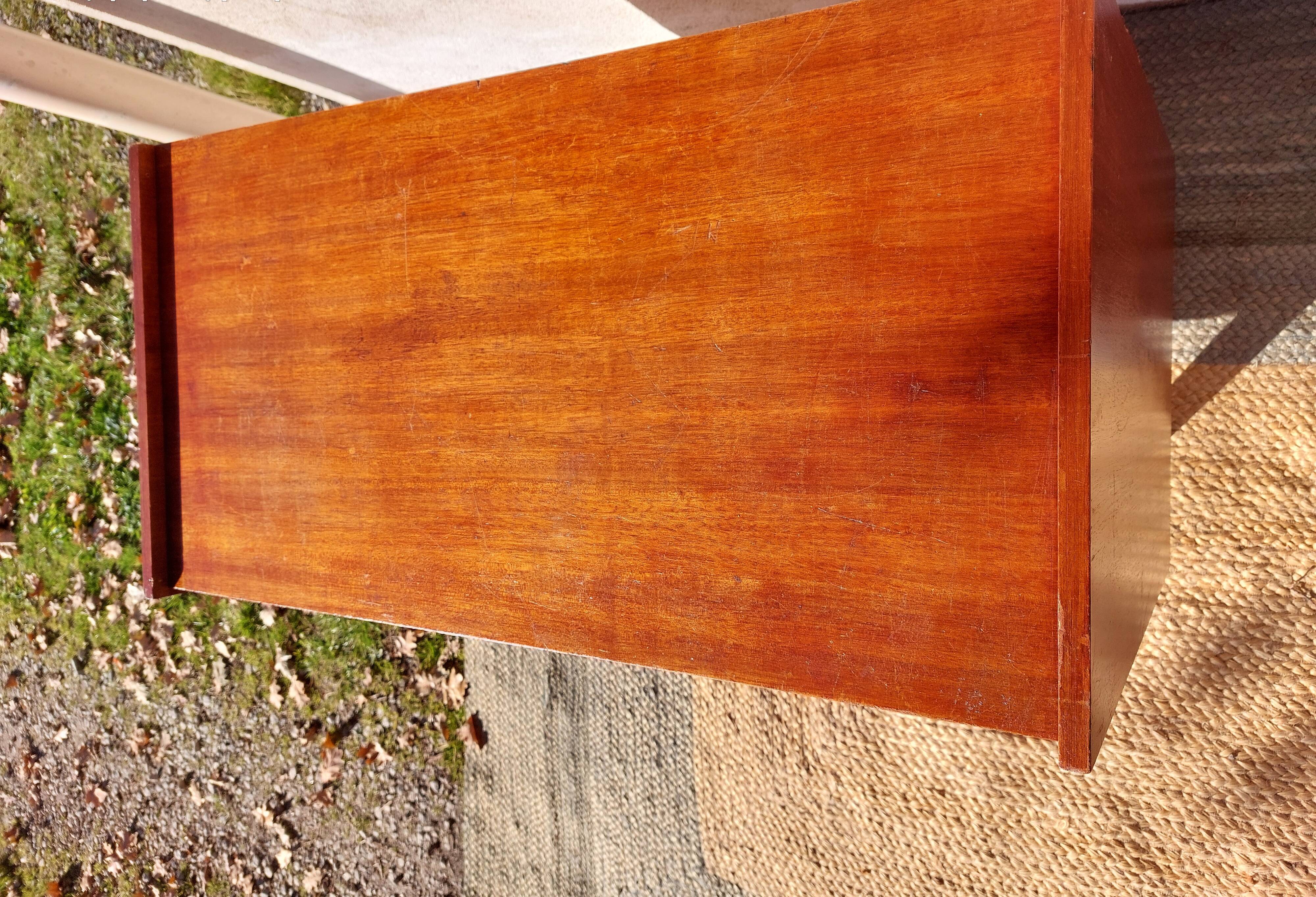 Vintage chest of drawers with tapered legs