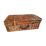 Coracle vintage wicker picnic basket
