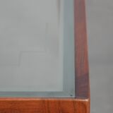 Beautiful Art Deco design coffee table with a glass top