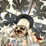 Vintage flower lamp attributed to Sergio Terzani