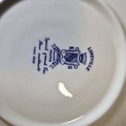 Rare Lunéville Art Deco tea set with Japonisme inspiration, 27 pieces.