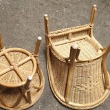 Children's rattan lounge