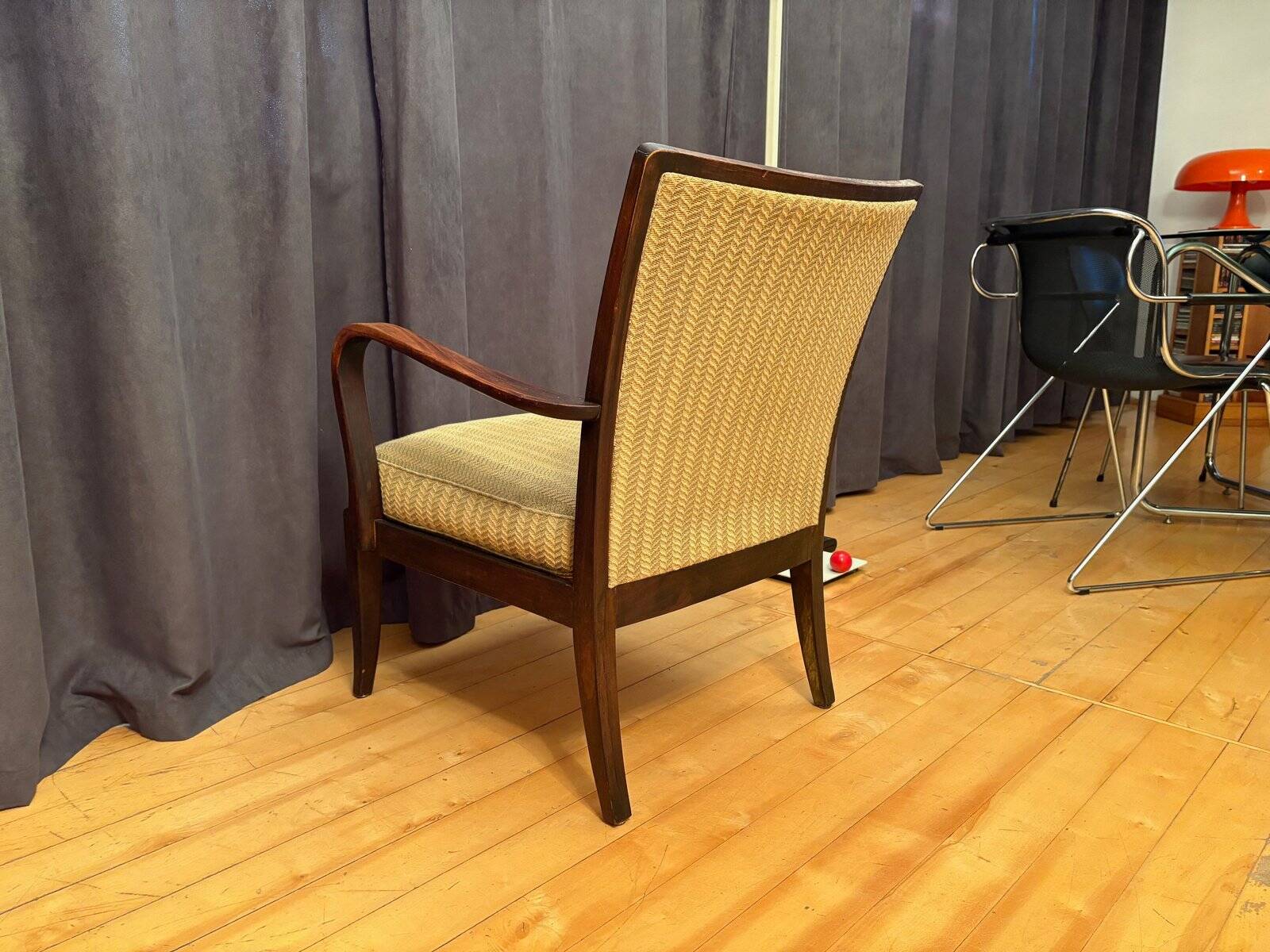 Vintage German armchair by Wilhelm Knoll, 1950s