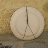 Oriental earthenware plate