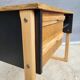 Scandinavian desk 1960s black pangaré