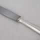 Christofle America 12 dessert, cheese, and side knives, silver-plated metal, 20.2cm