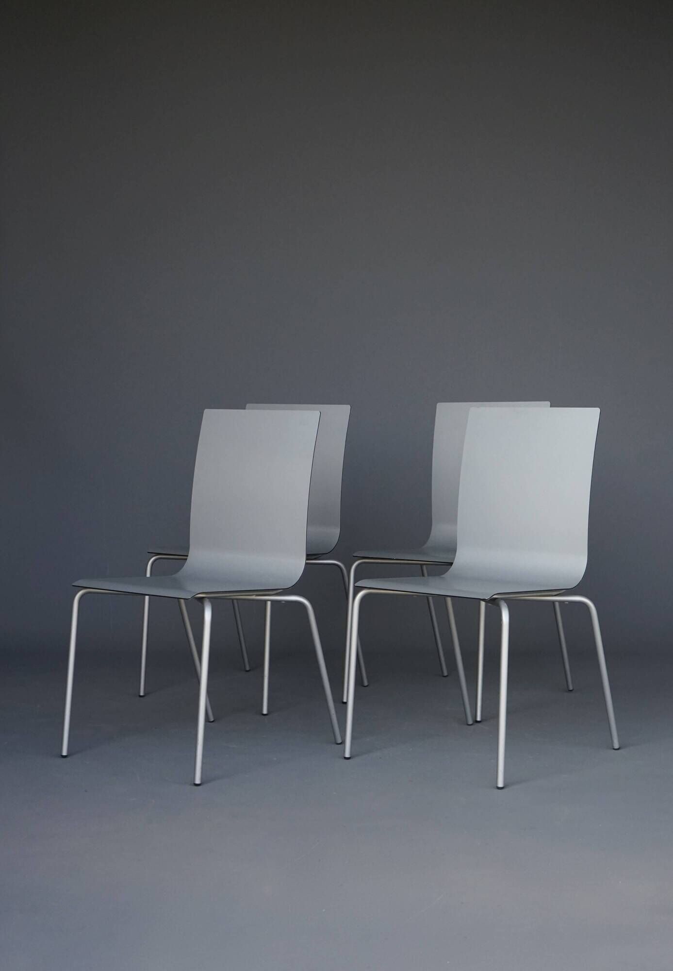 Chaises de salle à manger minimalistes Slim Shell par Arik Levy pour Ligne Roset, années 2000