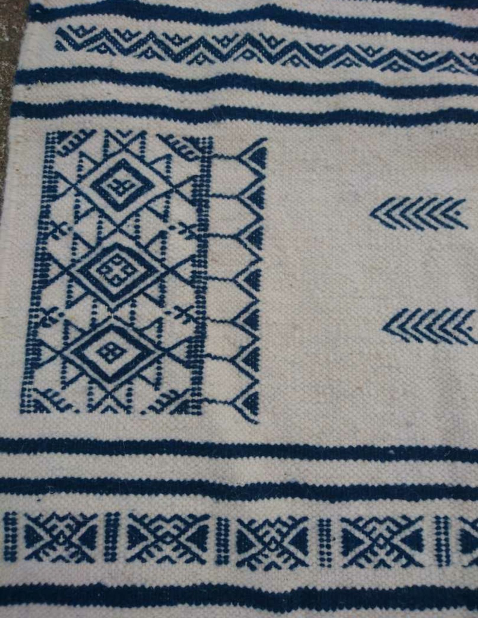 Kilim de couloir en pure laine 70x180cm