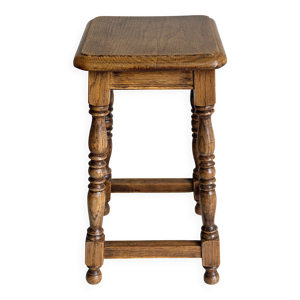 Tabouret carré ancien