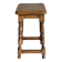 Tabouret carré ancien en bois massif