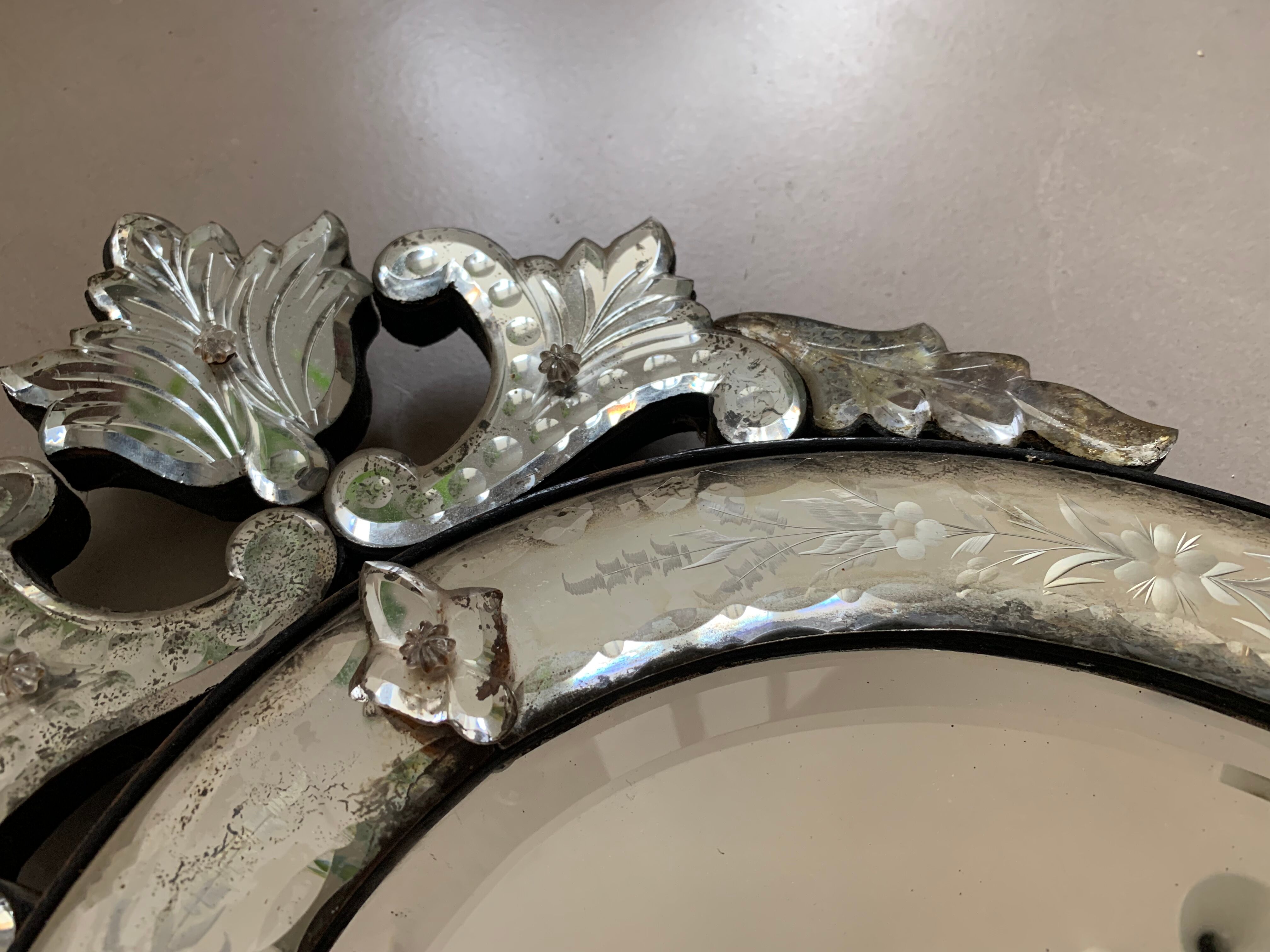 Ancient Venetian mirror