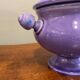 Pot, purple candy jar